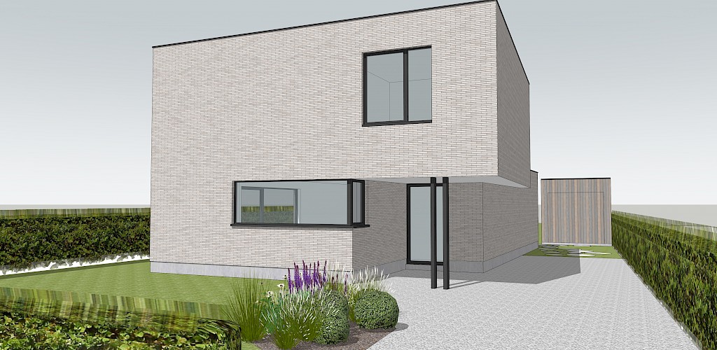 Moderne villa te Deinze