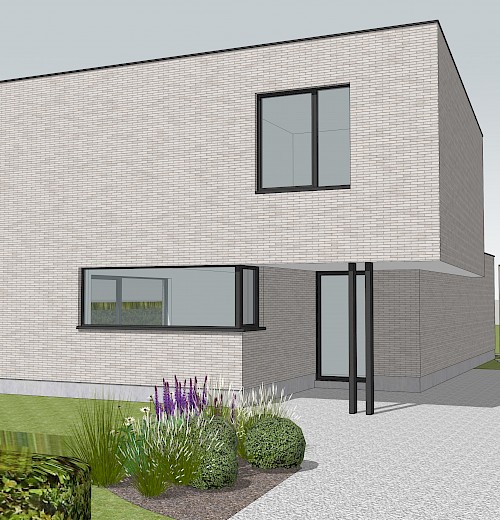 Moderne villa te Deinze